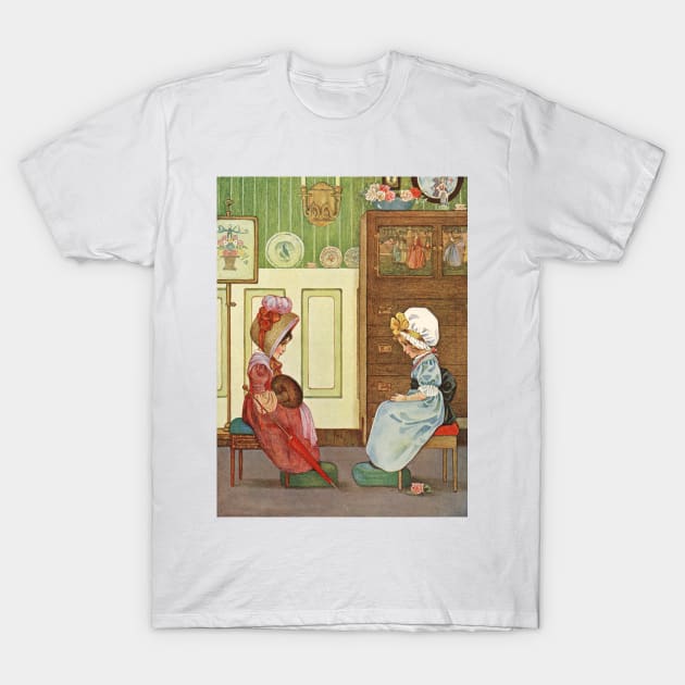 A Morning Call by Millicent Sowerby T-Shirt by vintage-art